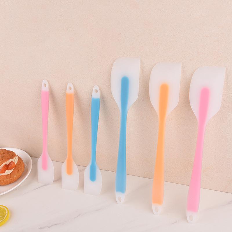 Food-Grade Silicone Spatula Set: Heat-Resistant Cake & Butter Tools In Large and Small Sizes