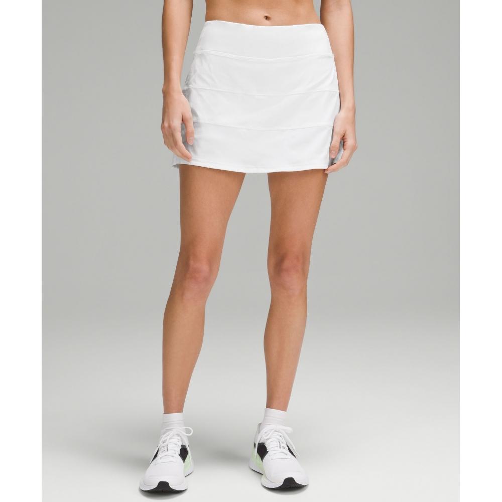 

Lululemon Юбка Pace Rival Mid Rise, длинная, белая 16