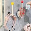 Wall Mounted Cloth Hanger Punch Free Kitchen Storage Rack New Hairband Storage Hook