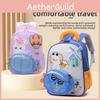 Cartoon Kids School Backpack With Breathable Oxford Fabric For Preschool Children