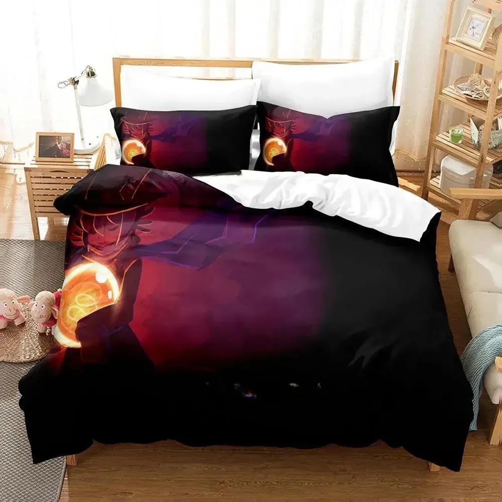 Zestaw pościeli Game OneShot Pojedynczy Bliźniaczy Pełny Queen King Size Zestaw na łóżko Dorosły Dziecko Sypialnia Zestawy poszewek na kołdrę Zestaw pościeli 3D Anime