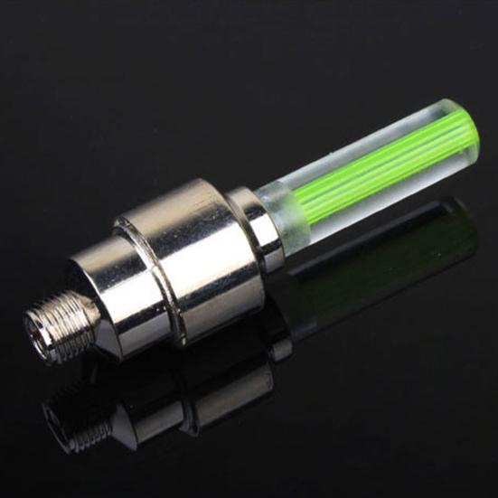 PVC Reifenventilkappenlampe Hohe Helligkeit Vibrationserkennung Hohe Festigkeit Fahrradrad