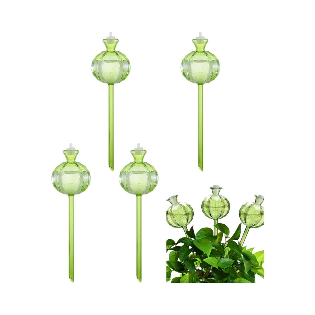 4 Cactus Shaped Automatic Watering Devices With Plastic Watering Balls
