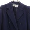YVES SAINT LAURENT 90s Old double tailored jacket M Navy Women Used