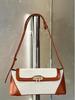 French Niche Color Block Crossbody Bag - Retro, Casual, Versatile Shoulder Bag