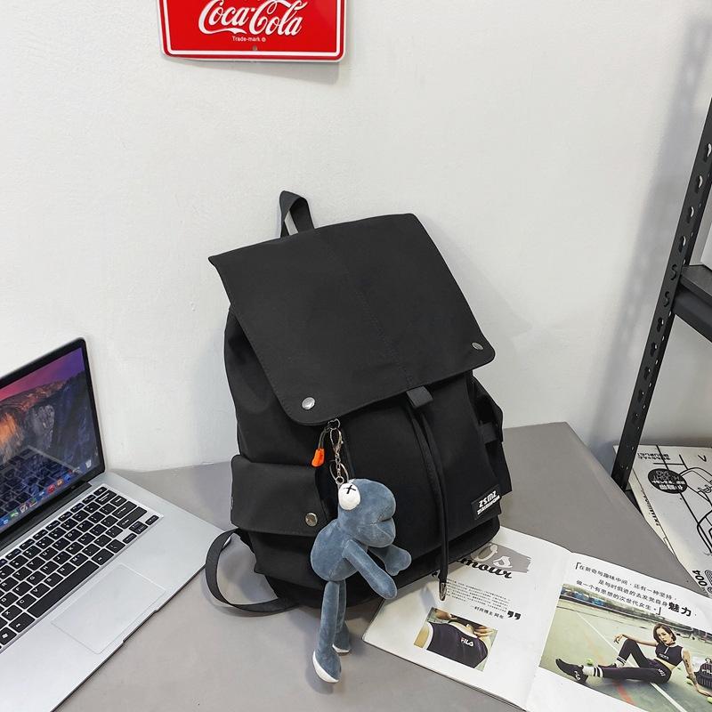 Campus school bag male college students simple and versatile large-capacity travel bag lightweight female high school students computer backpack tide