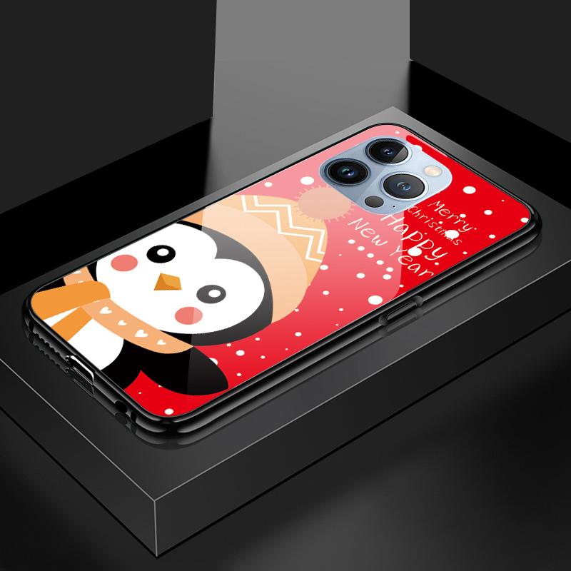 Tempered Glass Phone Case For OPPO Reno13 Reno14 Realme 11 12Pro 14 GTNeo6 C21Y C53 C75 OnePlus Nord2 NordCE3Lite Soft Edge Shockproof Smooth Shell