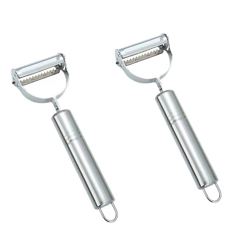 Stainless Steel Multi Function Peeler Julienne Slicer Vegetable Fruit Shredder Kitchen Cutter Tool Heavy Duty Veggie Gadget