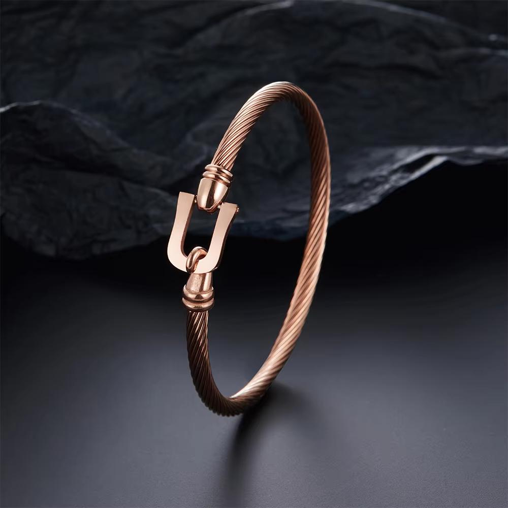 

316L Fashion Horseshoe Stainless Steel Popular Bracelet Women Simple Men Charming Wife Mom Gift Jewelry Wholesale
