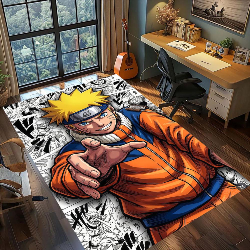 Naruto anime character Carpet for Living Room Bedroom Home Decor Cool Movie Mat Play Floor Mat