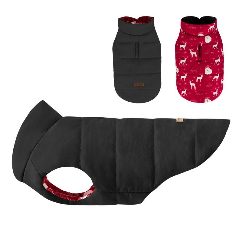 Reversible Winter Dog Vest Small Medium Breeds - Windproof Warm Pet Coat Casual Style 6 Sizes
