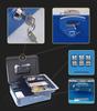 Compact Metal Cash Box with Lock for Coins and Bills