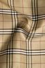 Noble Tones-Sandal Cream Plaid Wool Rich Bandhgala Designer Blazer