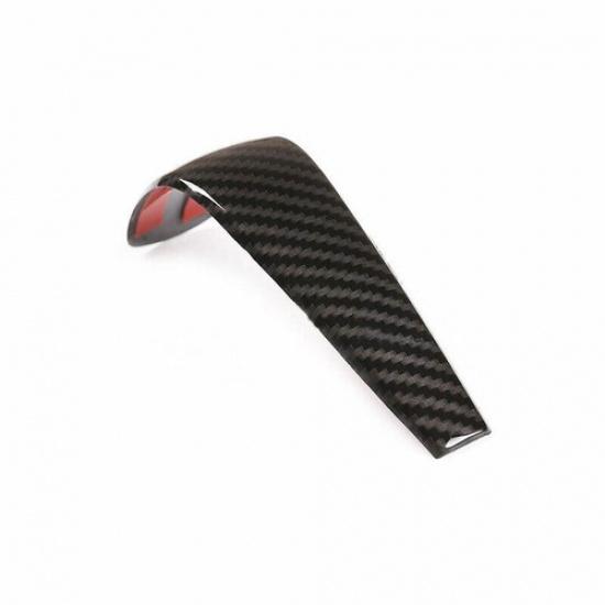ABS Carbon Fiber Central Console Gear Shift Knob Trim For BMW X1 E84 2010-2013