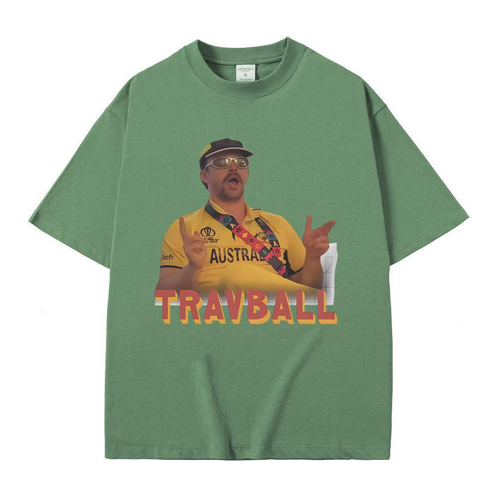 

Travis Head TravBall Graphic Tshirt Men Women Fashion Loose Oversized Short Sleeve T Shirts Male Casual Vintage Cotton Tshirts 4XL