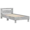 VidaXL Bed Frames Headboard Concrete Grey 75x190 Cm Engineered Wood 838571