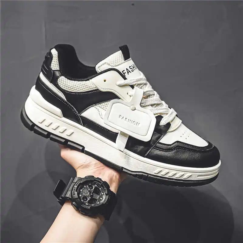 Fashion Platformed Increases Height Men Boots Shoes Men's Spring Boots Sneakers Black Sport Vietnam Releases Super Comfortable