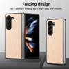 Luxuriöses Flip-Case, ultradünn, langlebig, harte PC-Schale, PU-Leder, für Samsung Galaxy Z Fold 6 5 4 3 2 Fold 6 Fold 5 Fold 4 Fold 3 Fold 2 5G