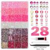 Premium Resin Nail Art Gems Pearls Style Flat Back Rhinestones For Professional Or Home Manicure Flatback Gems