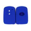 Silicone Key Cover, Suitable for Toyota's Old RAV4, Reiz, Yaris, Alpha, Camry, Smart 2-button Key Bag, Shockproof Key Cover