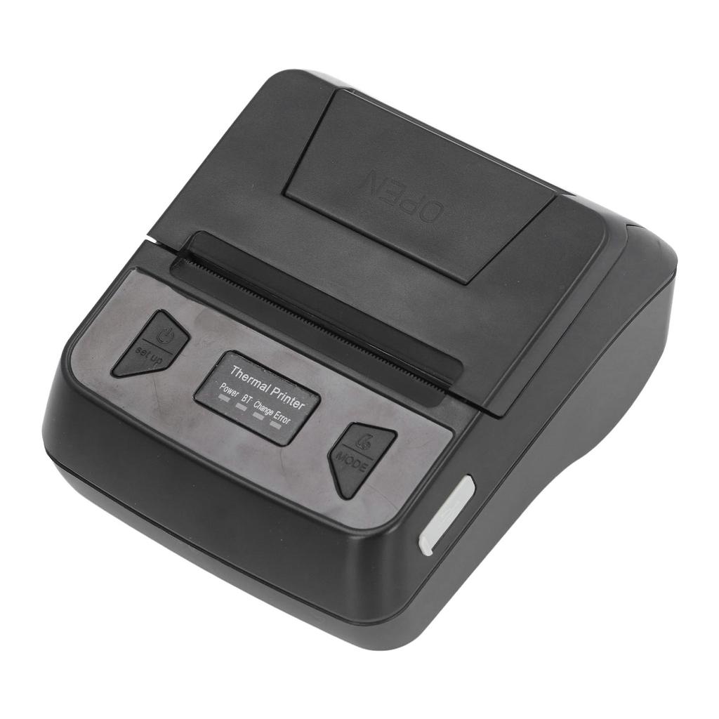 80mm Thermal Printer USB Bluetooth Barcode Printer High Speed Portable Printing Machine for Windows XP 7 8 10