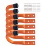 Pack of 6 Utility Garage Hooks with Strong Load Capacity Wall Mount Hook Simple Installation for Hanging Bikes & Tools