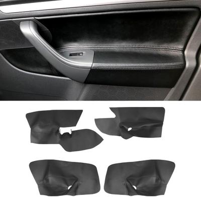LHD For VW Golf 5 Jetta 2005 2006 2007 2008 2009 2010 Microfiber Leather Interior Car Door Panel Armrest Cover Sticker
