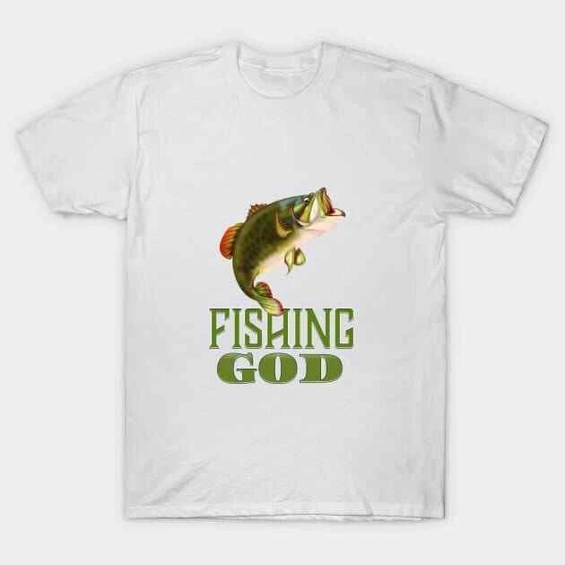 Fishing God Made in Australia T-Shirt M