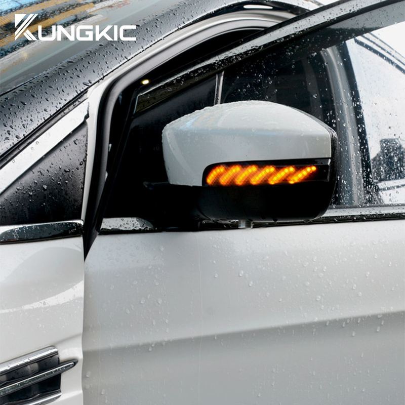 2Pcs Dynamic Turn Signal LED Rearview Mirror Streamer Light For Ford Ecosport 2013 2014 2015 2016 2017 2018
