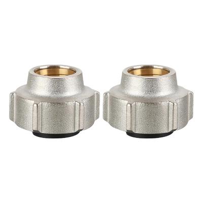 2Pcs Brass Coupling Coupler Connectors Pipe Fitting Hose Adapter 15mmx3/4inch Compression Fitting Easy To Install