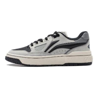 Li Ning Rookie Scarpe da Basket Comode Versatili Ammortizzanti Antiscivolo Leggere Rimbalzanti Basse Unisex sneaker Grigio Nero ABCU001-2