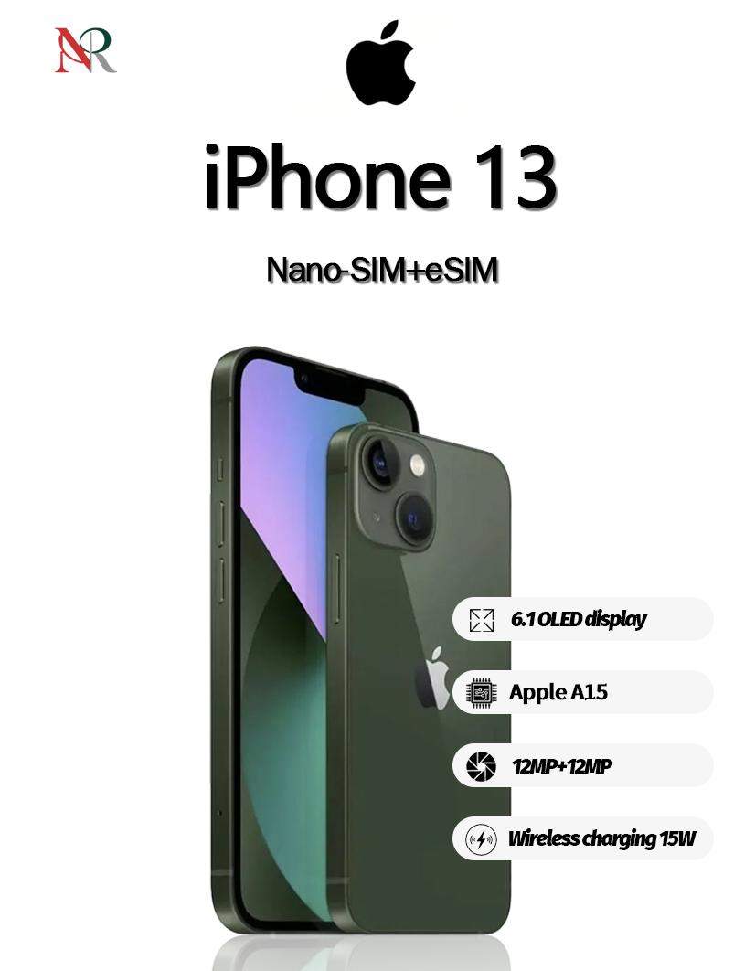 Generalüberholtes Apple iPhone 13 Smartphone mit Nano-SIM+eSIM 128GB grün