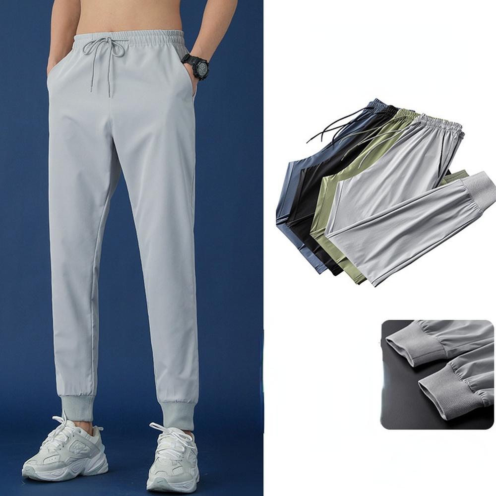 Pantaloni Estivi Uomo In Cotone E Lino - Taglie Forti Da M A 3XL, Leggeri E Traspiranti, Tinta Unita - Foto 6