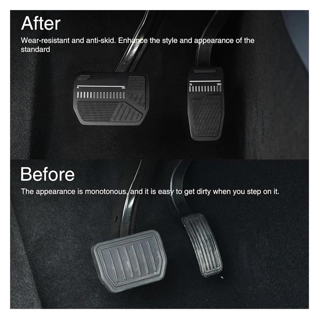 Car Brake Pedals Tesla Model Y Juniper 3 Highland 2021-2025 Non-Slip Aluminum Brake Accelerator