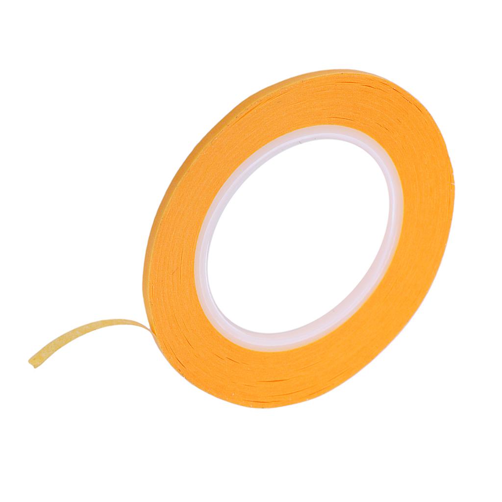 18m X 3 Roll Painting Decorate Spraying Masking Tape Water Solvent Resistant