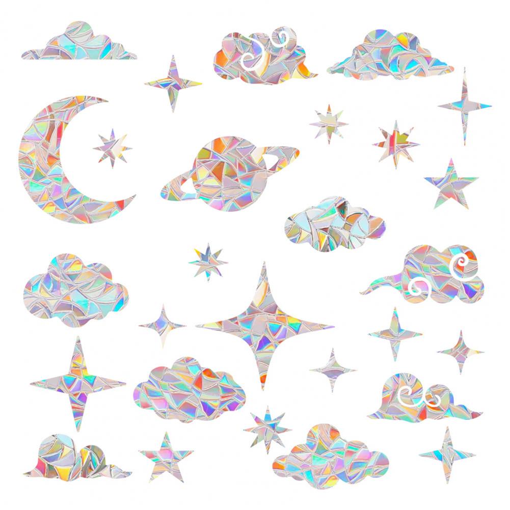 Pvc Window Stickers High-quality Pvc Window Decals Colorful Rainbow Window Stickers for Home Decoration Pvc for Bedroom