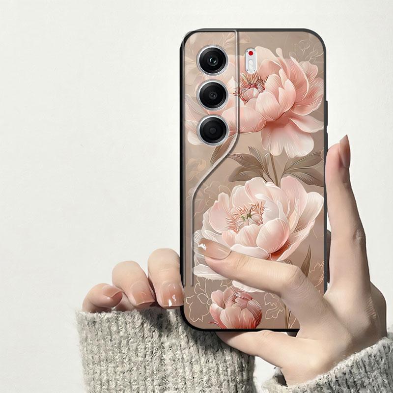 For Tecno Camon 40 Pro 5G /CM7 Case Bumper Soft Silicone Back Cover For Tecno Camon 40 /CM5 Black TPU Shockproof Phone Case