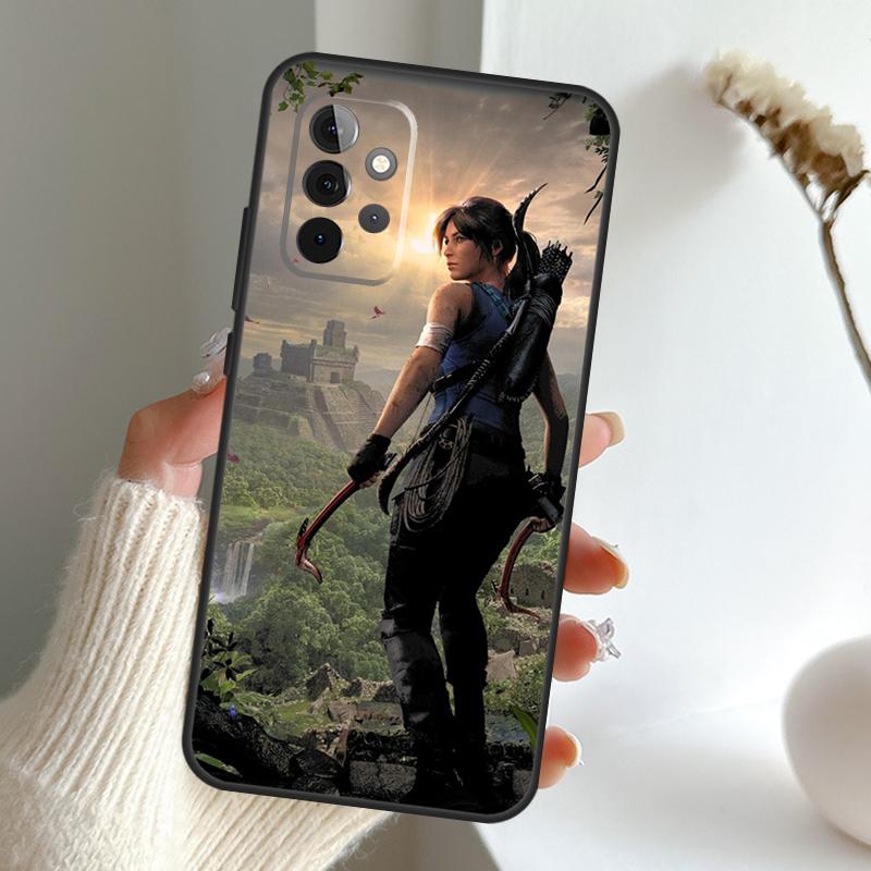 Lara Croft Tomb Raider Case For Samsung Galaxy A16 A26 A36 A56 A55 A35 A15 A54 A34 A14 A52 A32 A12 A13 A33 A53 A17