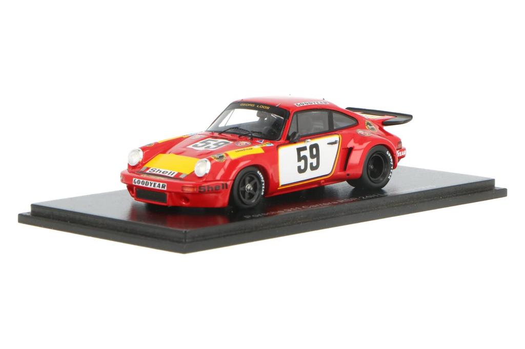 Spark Porsche 911 Carrera RSR 1975 Le Mans 24H Ganley 1/43 #59 T. Schenken/H.