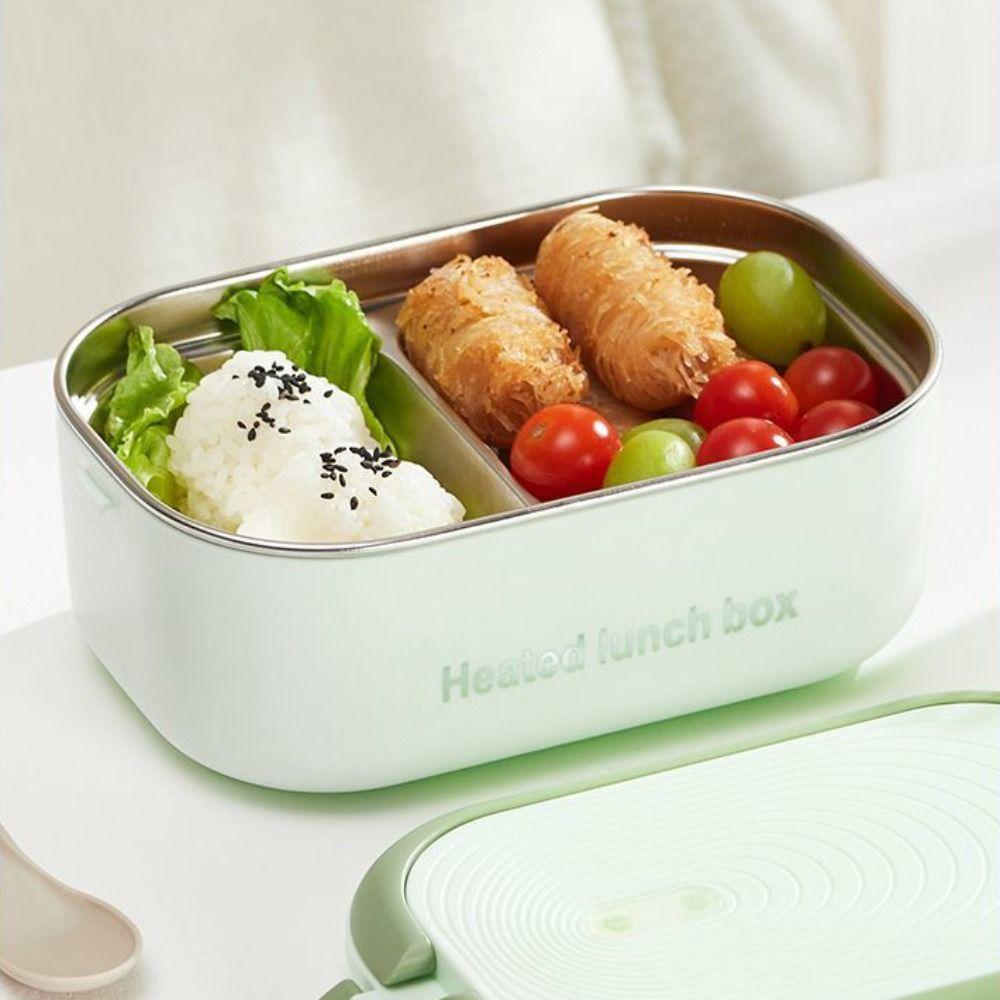 Stainless Steel Constant Temperature Lunch Box UK/EU/US Plug Plug-in Heated Lunch Box  Office