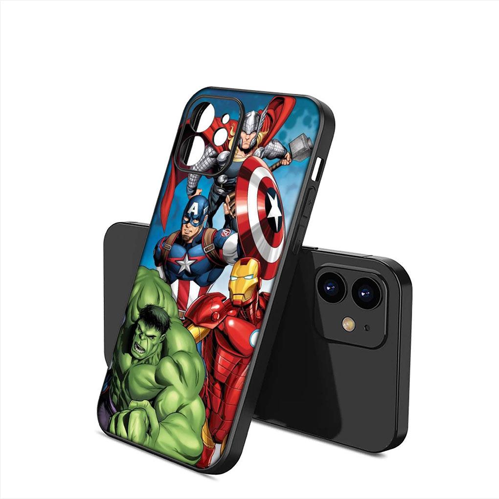 Thor Odinson Hammer Marvels Hulk Phone Cover Casing for Apple iPhone 15 14 Plus 13 12 Mini Pro Max XR + 13Pro 14+ 15+ Soft Case