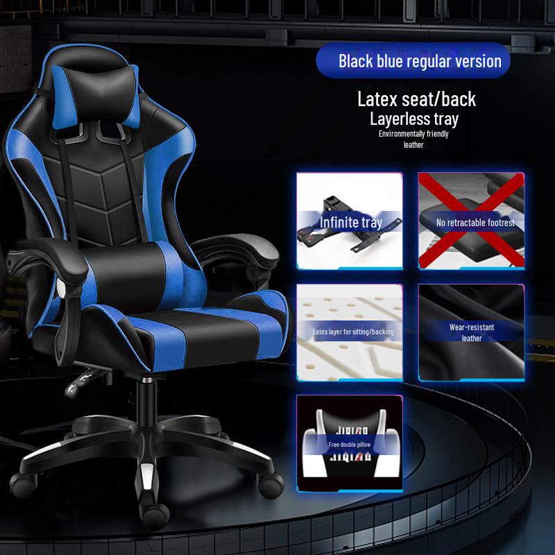 Ergonomischer Racing Gaming Stuhl Liege mit Dreh- und Hubfunktionen