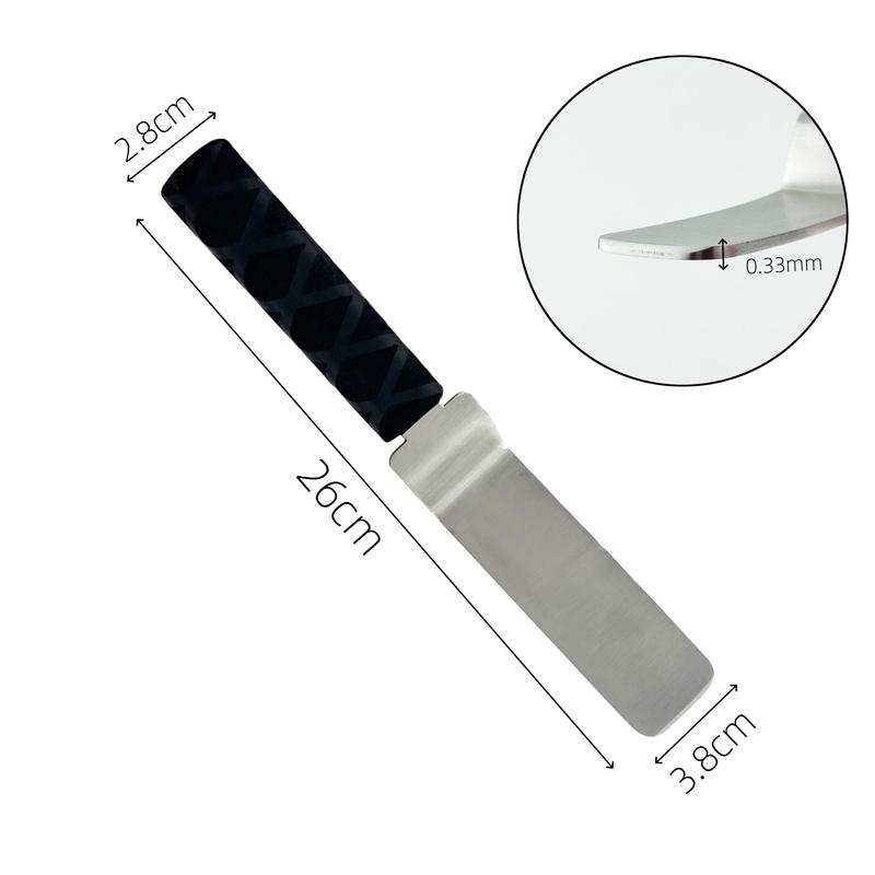 Car Dent Repair Tool Paintless Dent Repairing Knock pad Stainless Steel Backing Plate Rubber Handle Body Dent Removal Tool