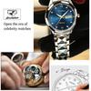 JINSHIDUN New Business and Leisure Men's Watch Automatic Mechanical Watch Luminous Waterproof High-end Business Watch Male