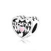 New Sparkling Love You Mum Infinity Heart Charm Beads Fit Original Fashion Bracelet Diy Jewelry For Women