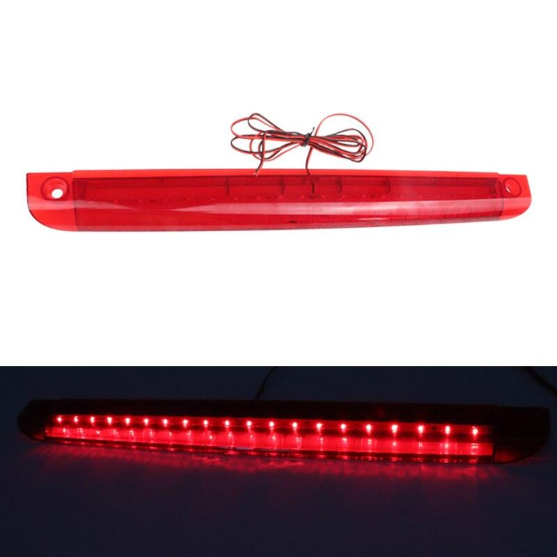 Car 20LED High Mount Brzdové Světlo Zadní Světlo Třetí 3RD Brzdový Stop Zadní Zadní Světlo 12V Červené Auto Motocykly Náhradní příslušenství