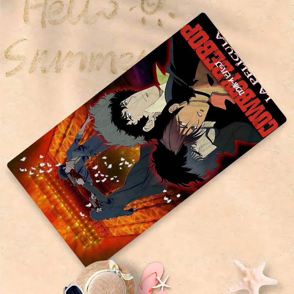 C-Cowboy Bebop Beach Towel Colorful Bath Towels For Girl Microfiber Quick Dry Sand Free Beach Yoga Spa Gym Pool
