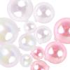 50 Iridescent Bubble Ball Cake Decorations - Colorful and Transparent Birthday Ornaments