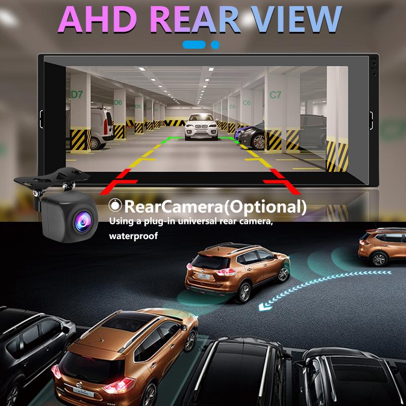 Universal 6.9" Car Radio 1 Din Android 10 Stereo Multimedia Video Player GPS Navigation Bluetooth 4G Carplay Auto IPS Screen DVD