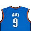 Adidas NBA Ibaka Thunder 9 Jersey Sleeveless Comfortable Print Unisex Tops 7818A-3CB-AEB1308
